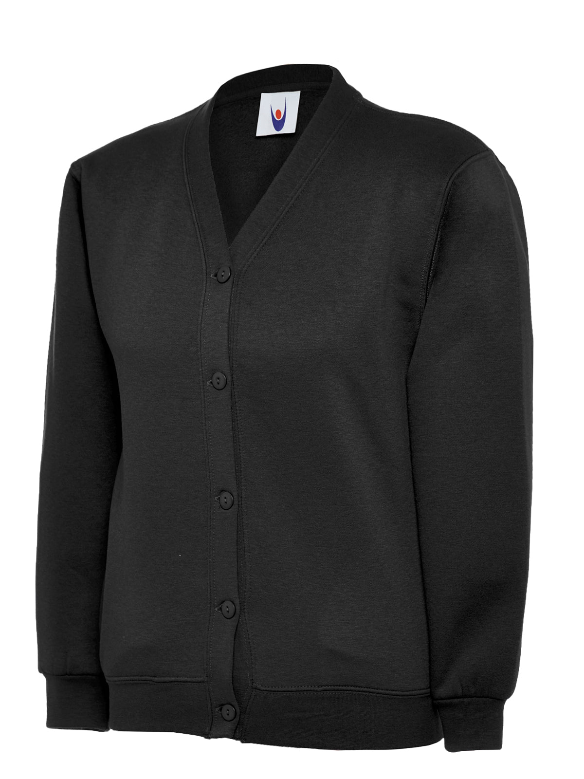 Braehead Primary UNEEK Classic School Cardigan Sweatshirt - Black