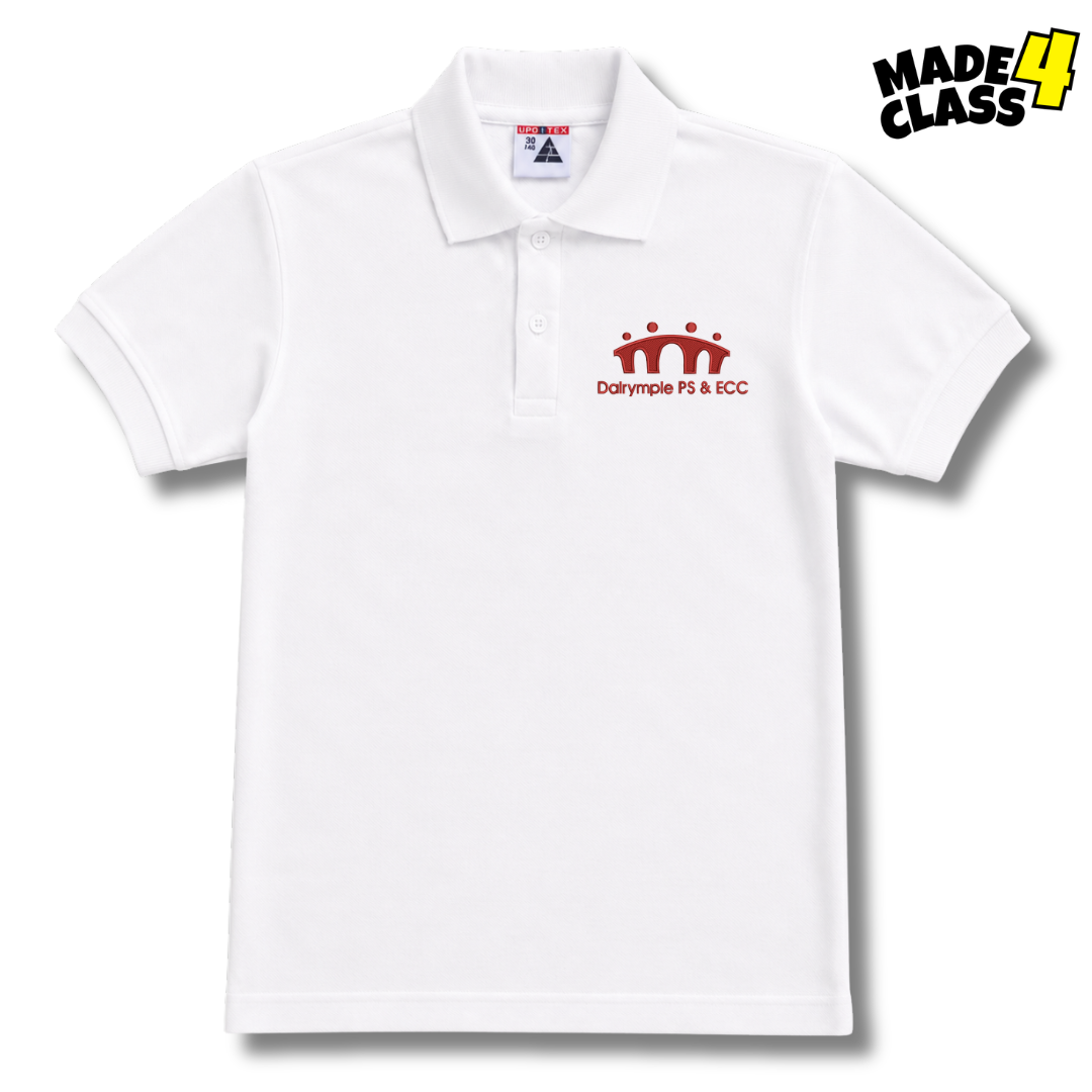 Dalrymple Primary School Sportex Polo Shirt - White
