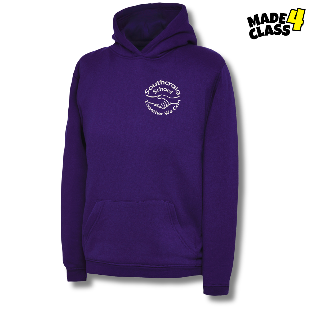 Southcraig School  Classic School Hoodie - Purple