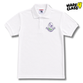 Doonfoot Primary School Sportex Polo Shirt - White
